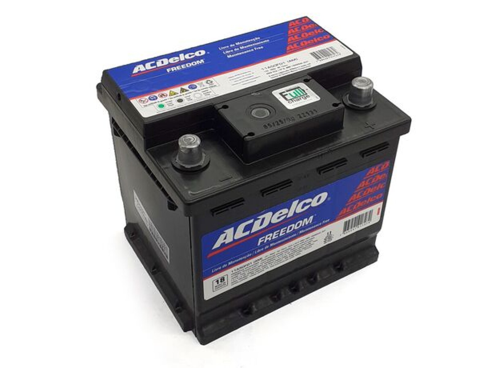 BATERIA ACDELCO 80 AMP. POSITIVO (+) DERECHO - ONIX / PRISMA 