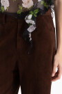 PANTALON RACHEL SUEDE Chocolate