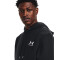 UA Icon Fleece Hoodie-BLU BLK-001