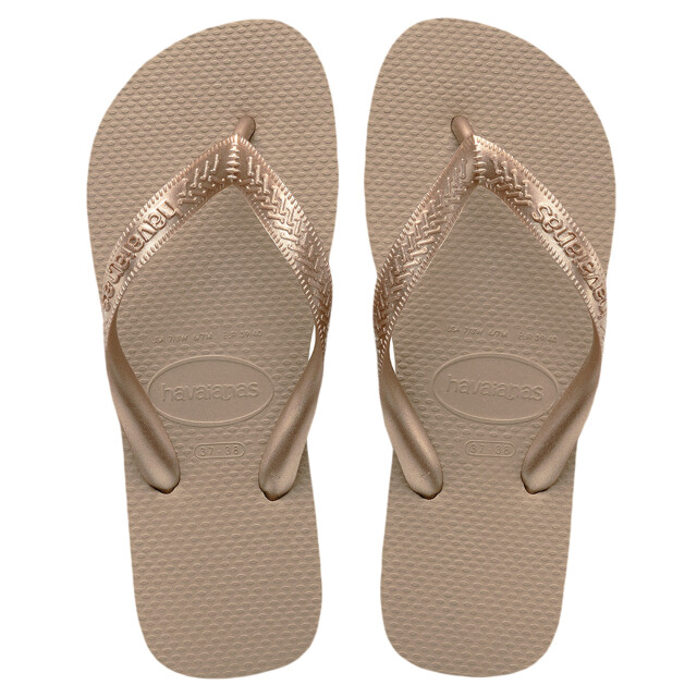 Ojota Unisex Havaianas Havaiana Top Rosa - Dorado