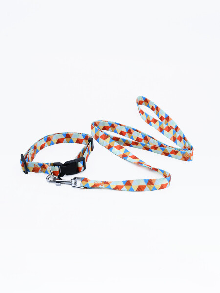 SET COLLAR Y CORREA GEOMETRICO ESTAMPADO 1