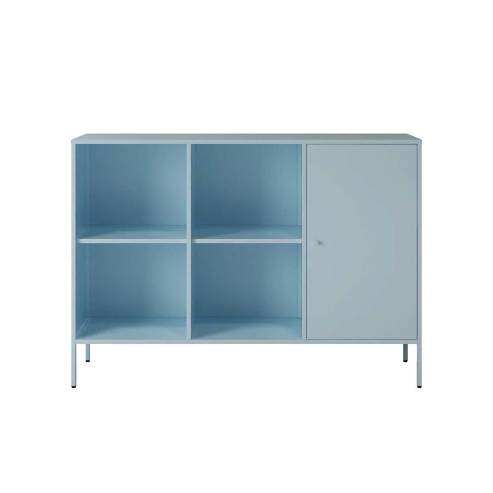 APARADOR 1P 4E METAL CELESTE OLIVIA