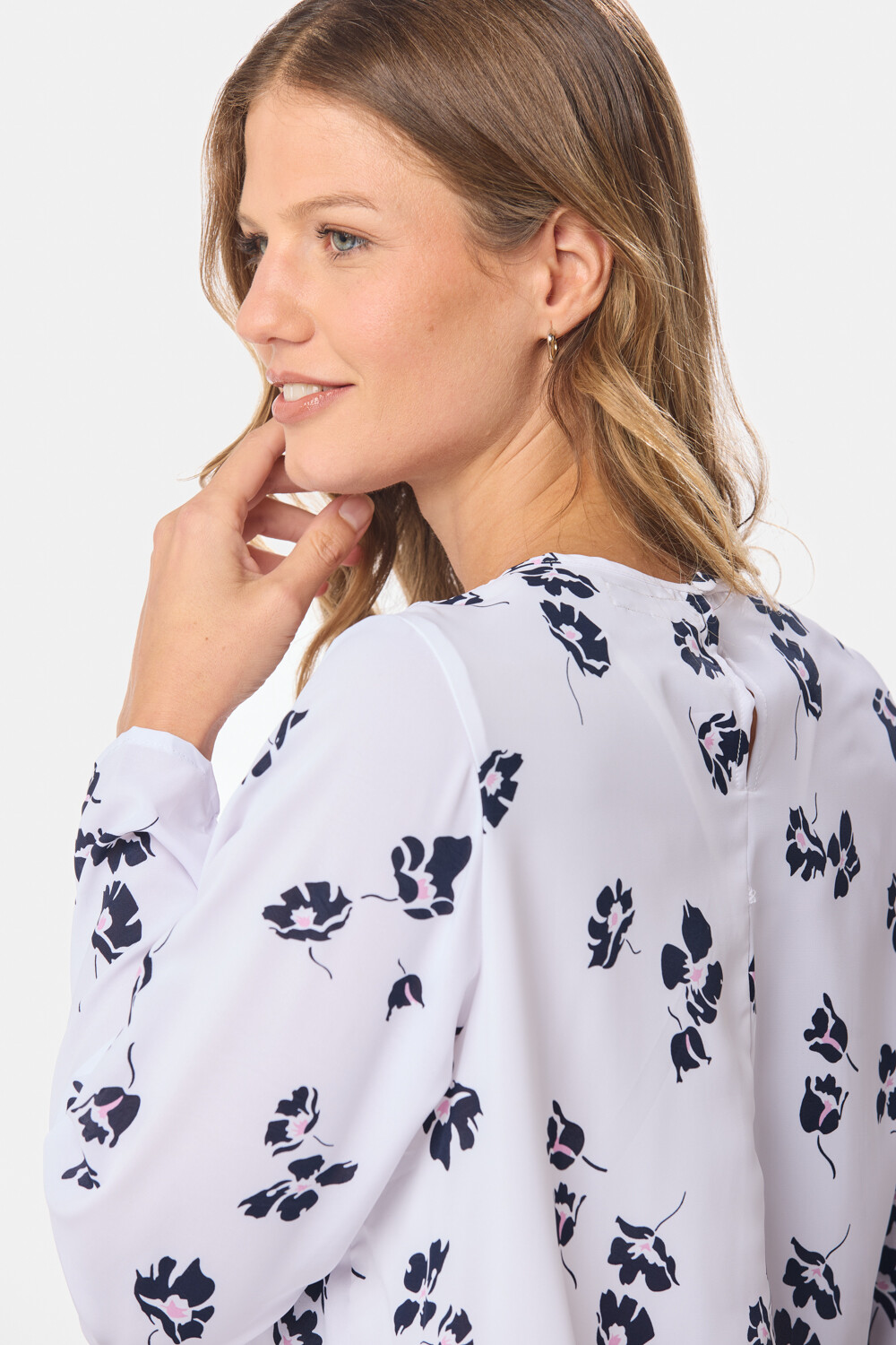 BLUSA ESTAMPADA CLÁSICA Tulipan