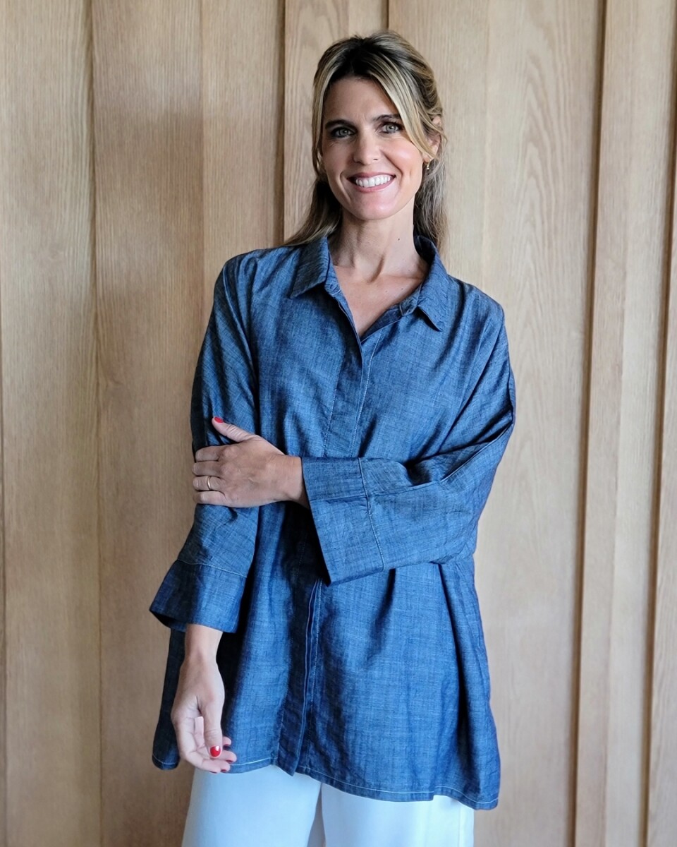 Camisa Tuna - Azul Melange 