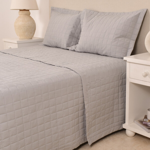 Cubrecama Basic Gris 250 x 240 cm