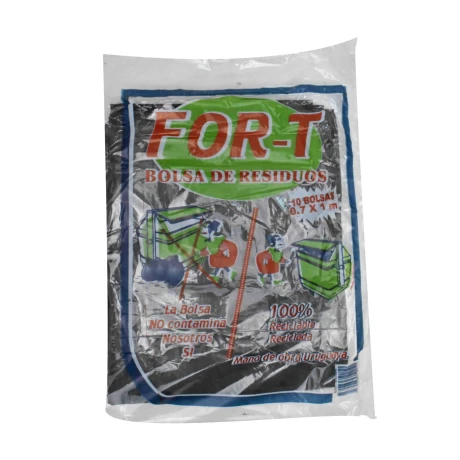 BOLSAS PARA RESIDUOS FOR T 70CMX1MT 10 UNID BOLSAS PARA RESIDUOS FOR T 70CMX1MT 10 UNID