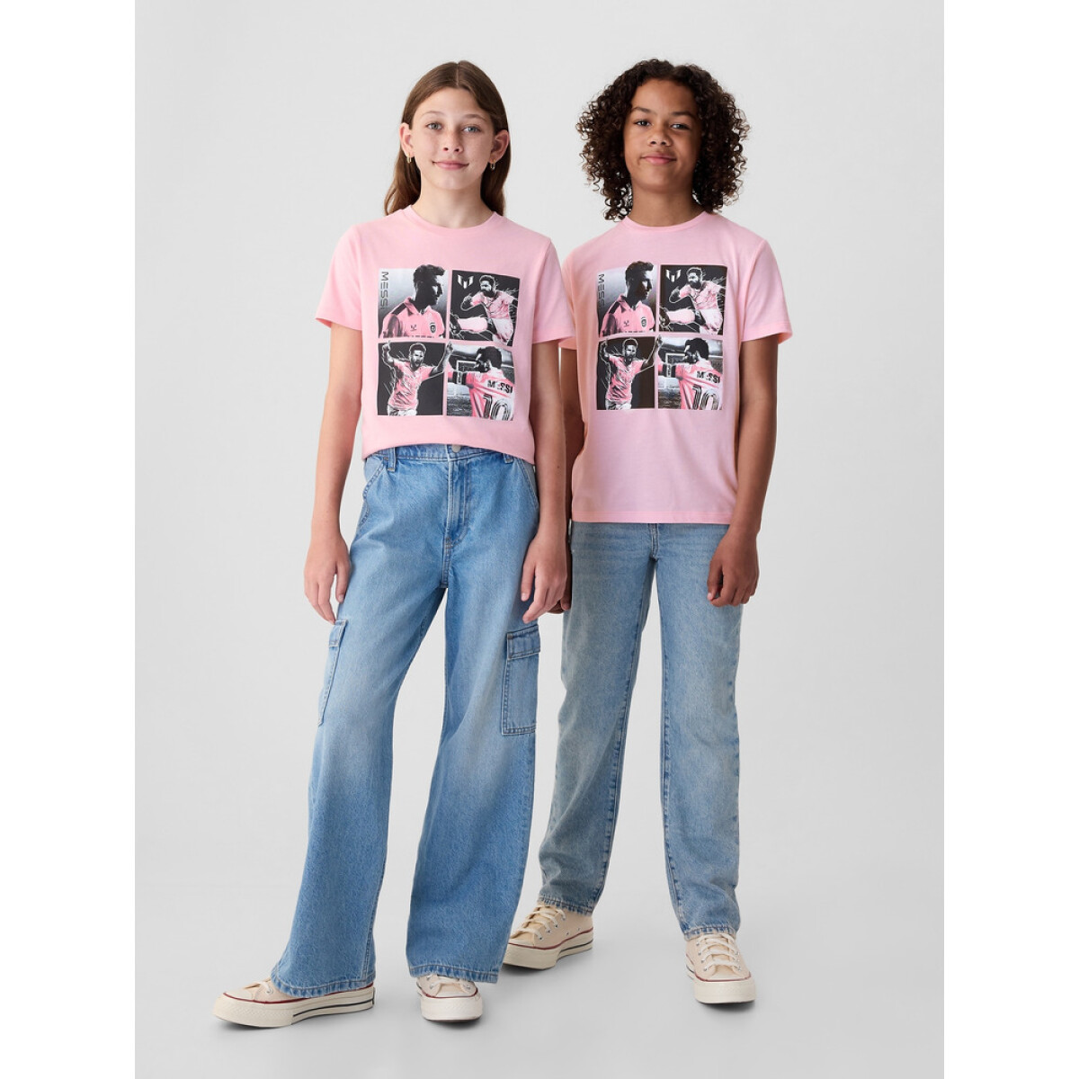 3PLMESSI SS GRAPHIC TEE - Pink Miscellaneous 