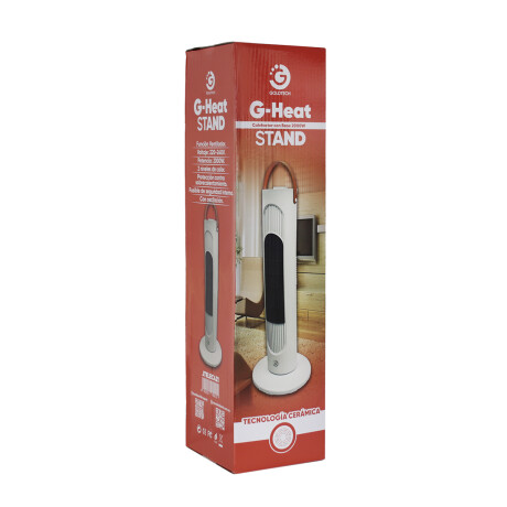 Calefactor Cerámico Electrico Goldtech Base Oscilante 2000W Blanco