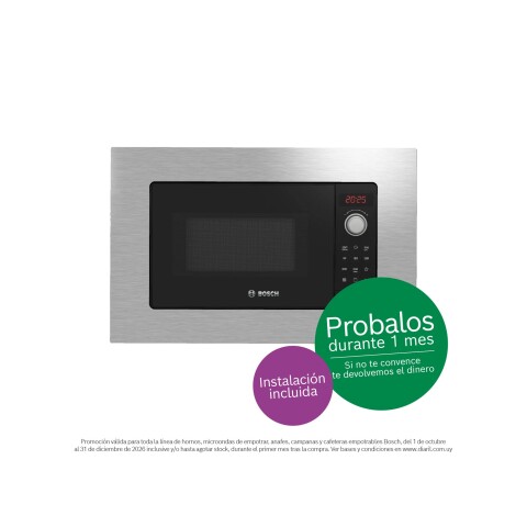 Microondas de empotrar Bosch BEL623MS3 20 L Microondas de empotrar Bosch BEL623MS3 20 L