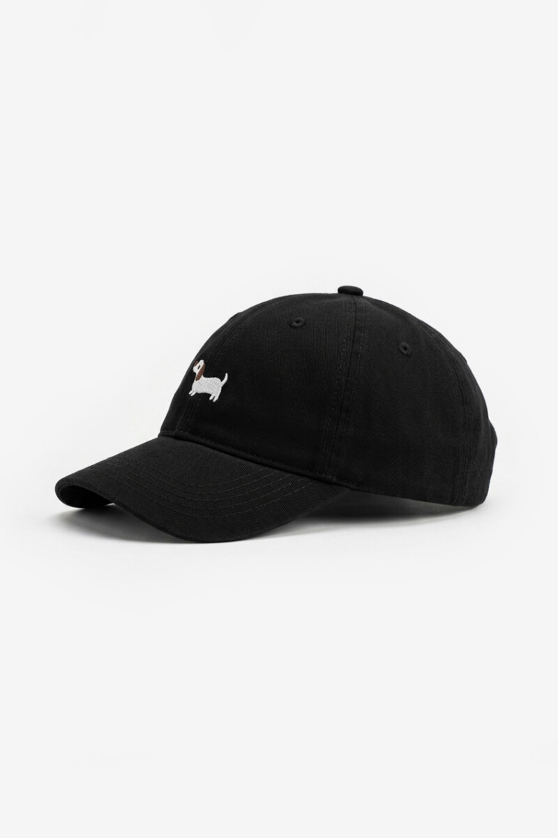 Cap bordado salchi negro