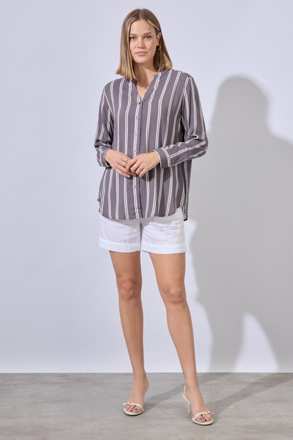 Camisa Lineas GRIS