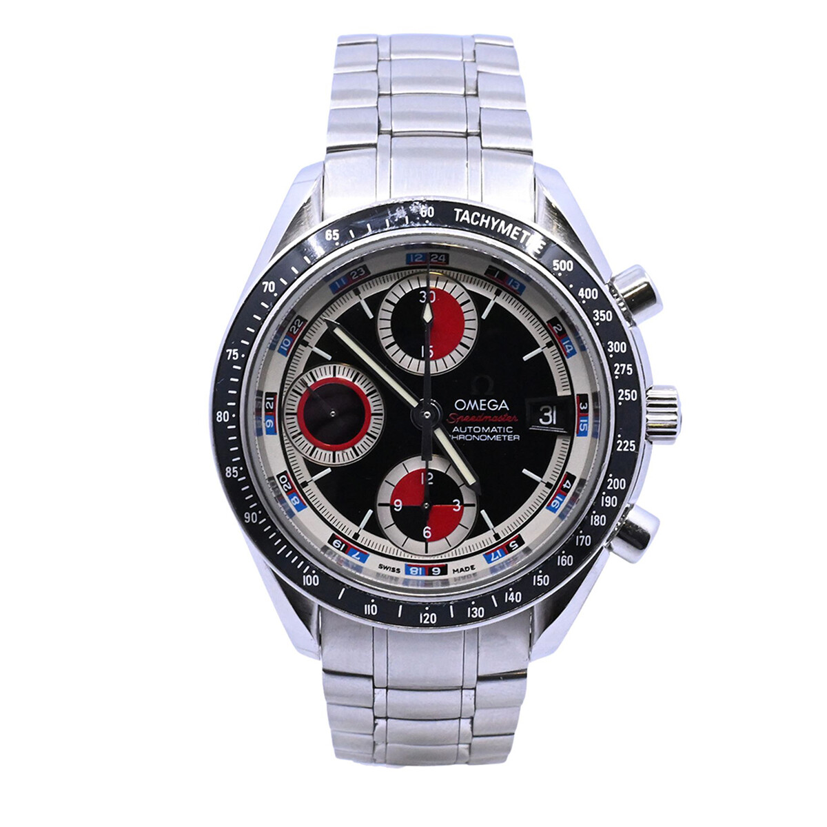 Omega Speedmaster Date Chrono Casino dial, 3210.52.00. Cerca a año 2007. 