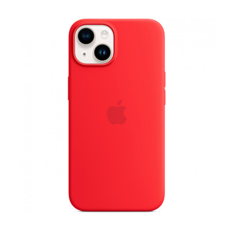 APPLE FUNDA SILICONA MAGSAFE IPHONE 14 PLUS - RED APPLE FUNDA SILICONA MAGSAFE IPHONE 14 PLUS - RED