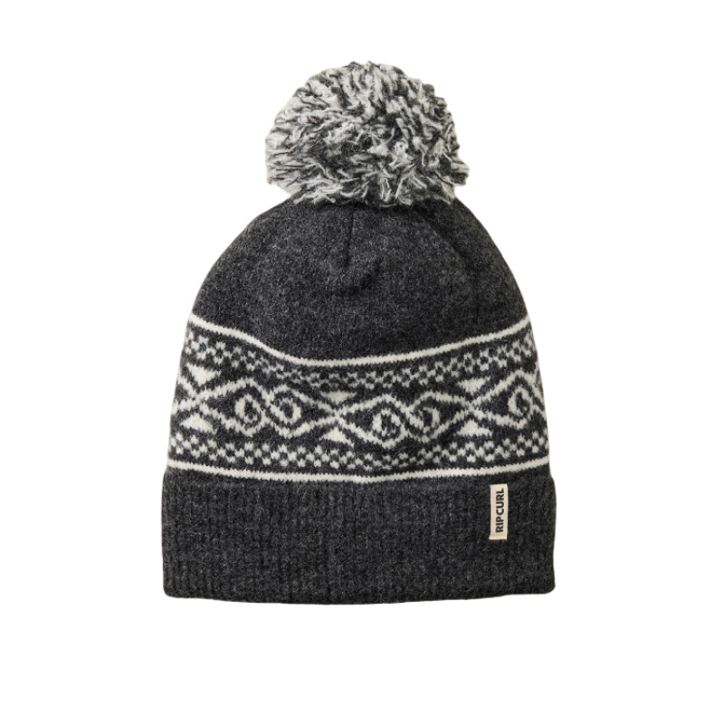 Gorro Lana Rip Curl Cosmic Kiss Jacquard Beanie - Gris Gorro Lana Rip Curl Cosmic Kiss Jacquard Beanie - Gris