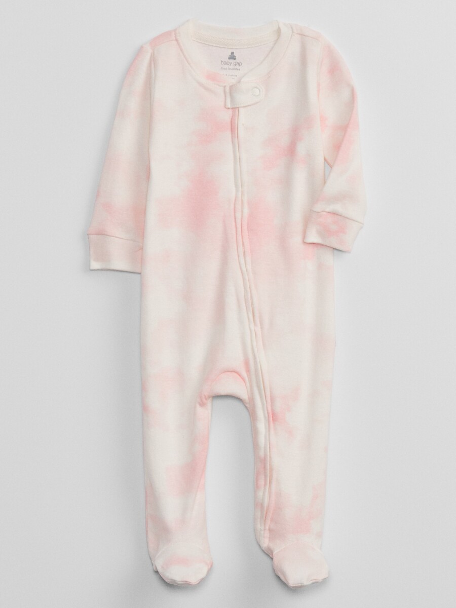 Pijama Tie Dye Bebé - Pink Tie Dye 