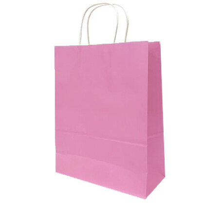 Bolsa con Asa Lisa N°2 Pack x12 Rosada