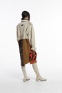 REWORKED TRENCH WITH WOOL PA Beige