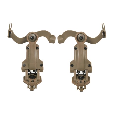 Adaptación de auricular para casco táctico Caqui