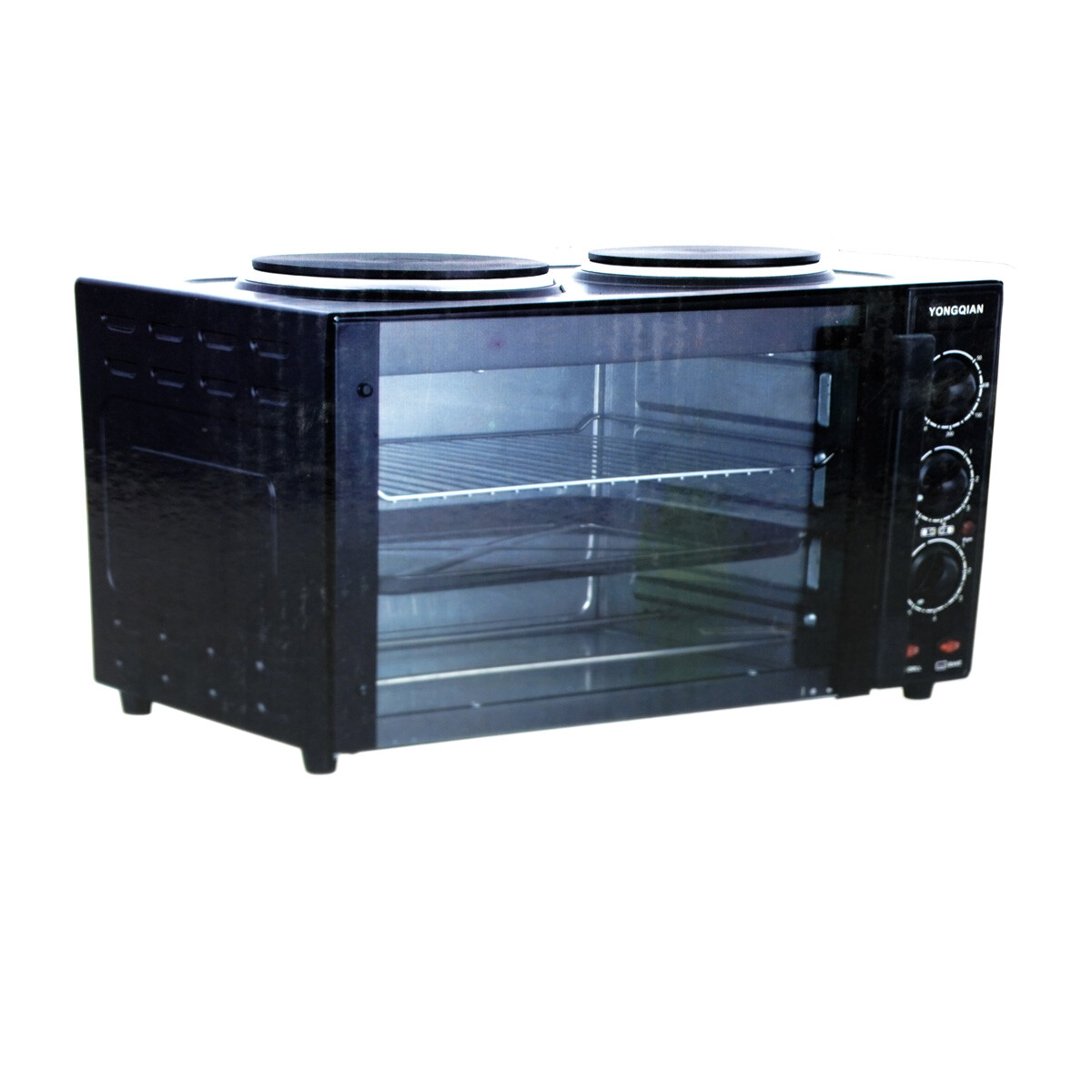 HORNO ELECTRICO 28LT 3100W C/ANAFE 2 HORNALLAS 