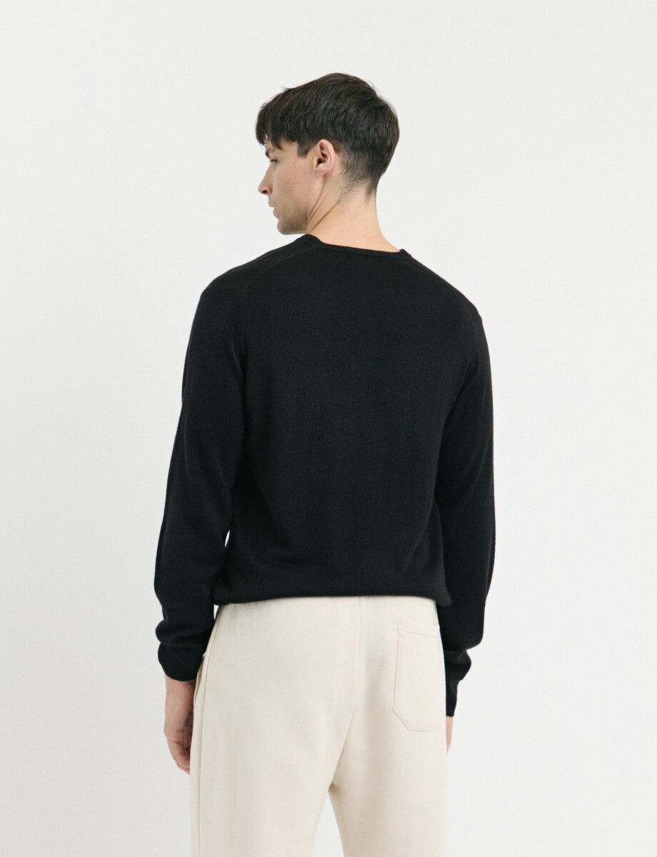 470313 SWEATER V HARRINGTON URBAN Negro