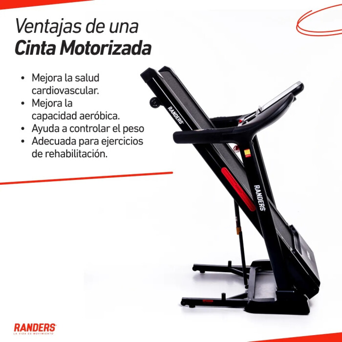 (ARG-780-X)Caminadora Randers 2.5HP 20 km/h incli eléctrica (ARG-780-X)Caminadora Randers 2.5HP 20 km/h incli eléctrica