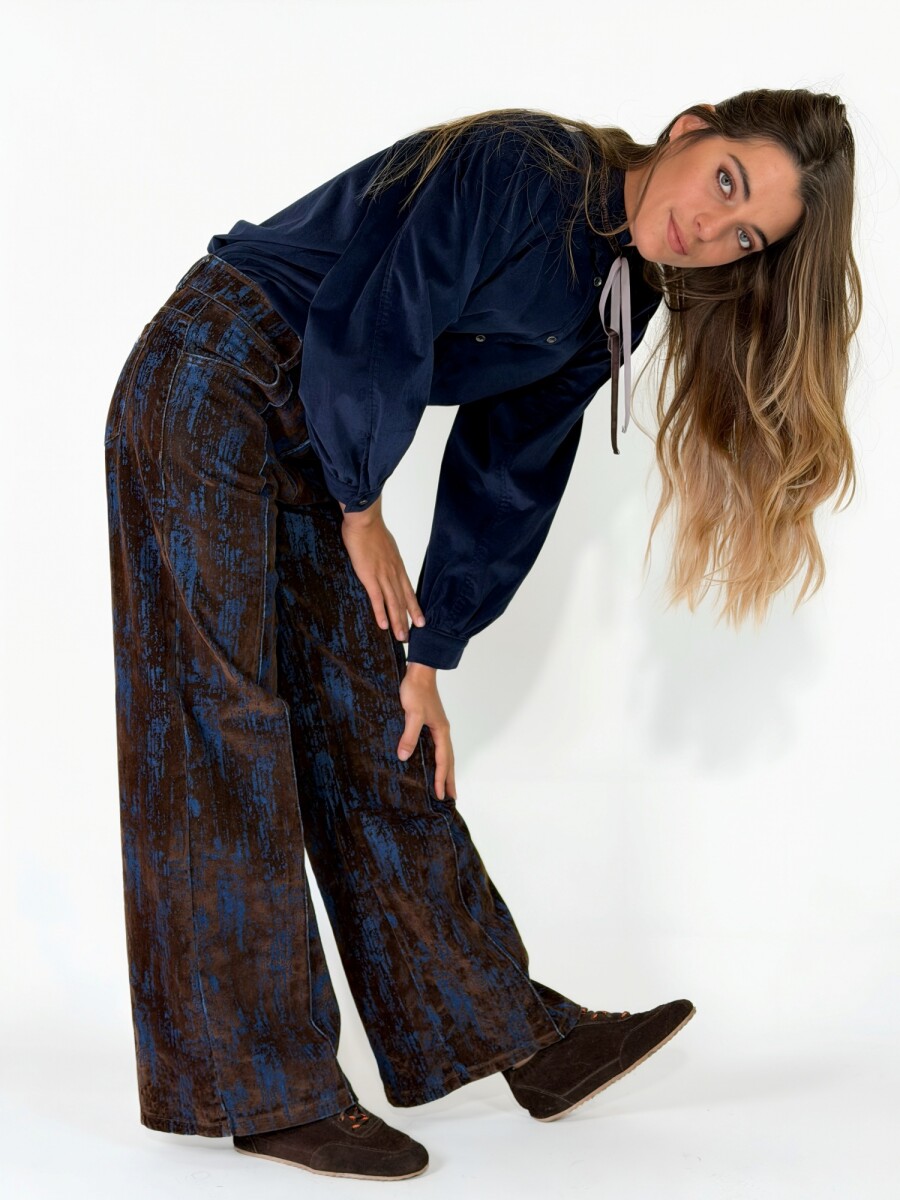 PANTALON CHLOE MIX - MARRON 