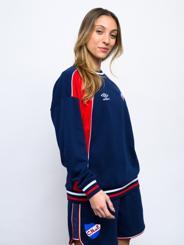 BUZO VENTURE Nacional Mujer Azul Marino, Rojo, Blanco