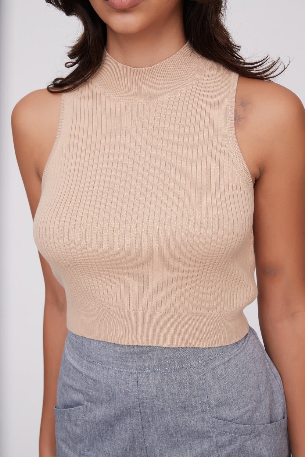 Tops Plisure Beige