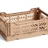 Caja organizadora plegable y apilable Mediana Gold