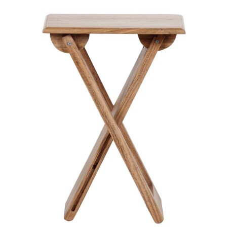 MESA AUXILIAR MADERA MARRON PLEGABLE CASTAÑO