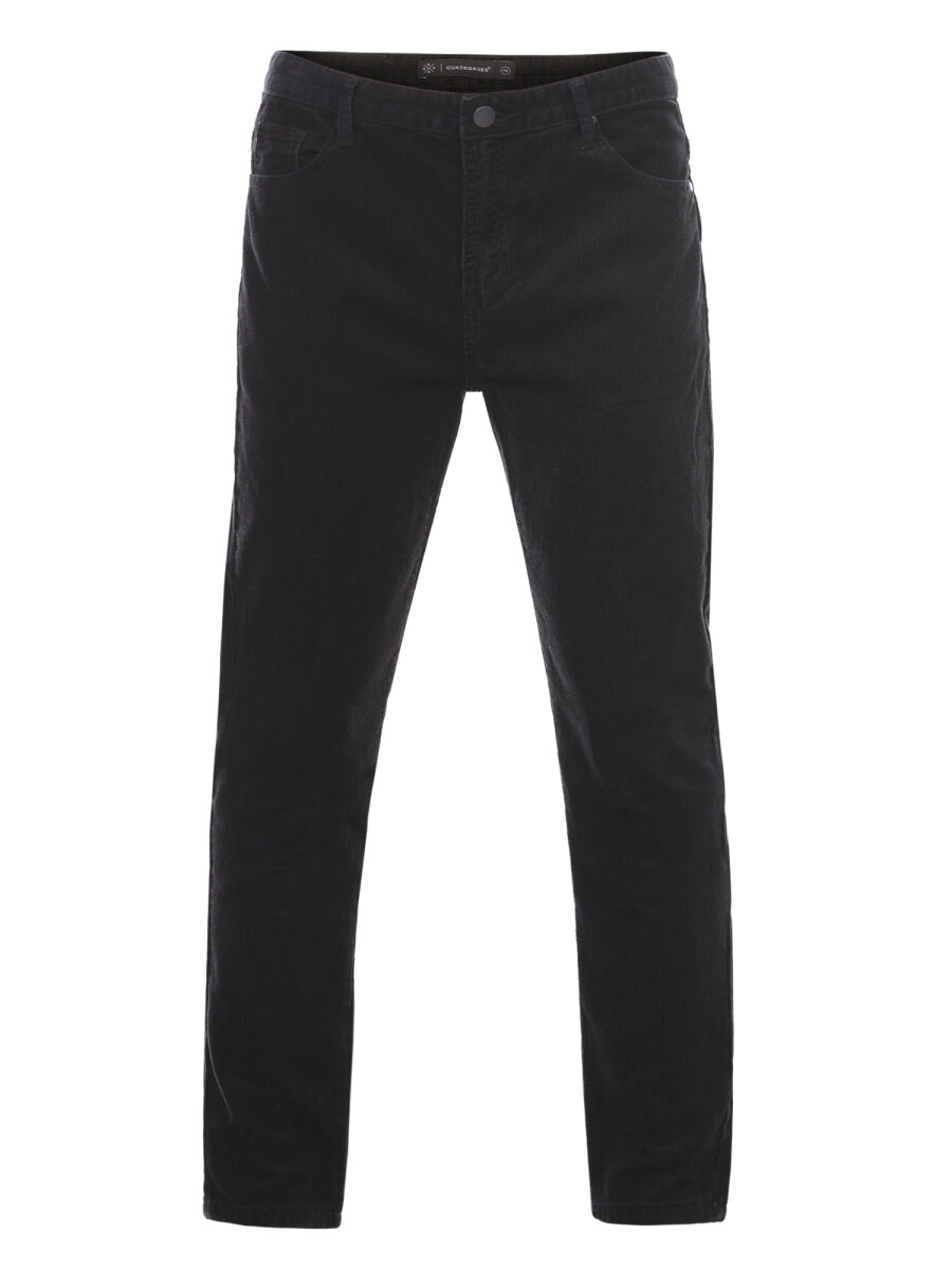 Pantalon pana - negro 