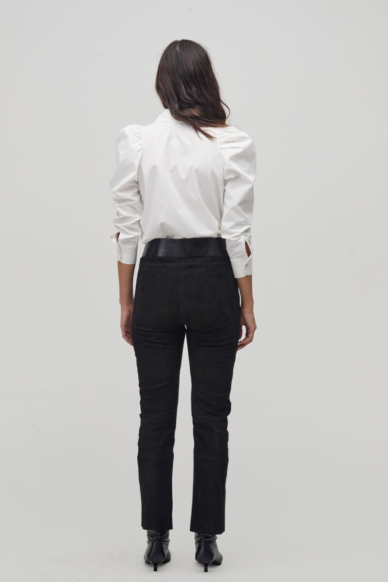 Pantalón Tori en Gamuza Negro