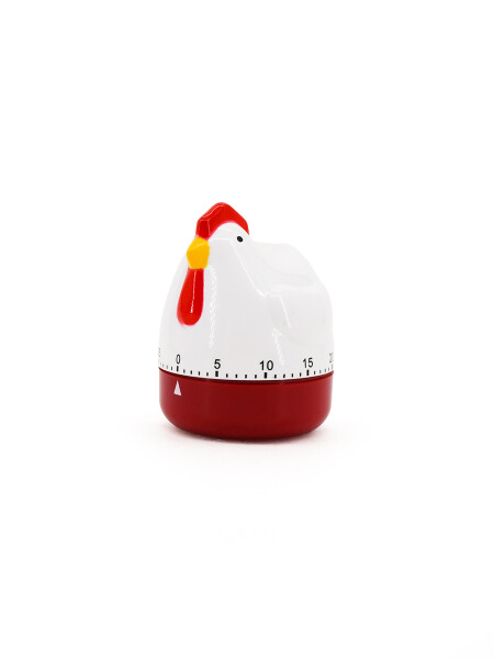RELOJ PORTATIL DE COCINA GALLINA BLANCO