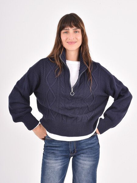 BUZO CONSTANZA AZUL OSCURO