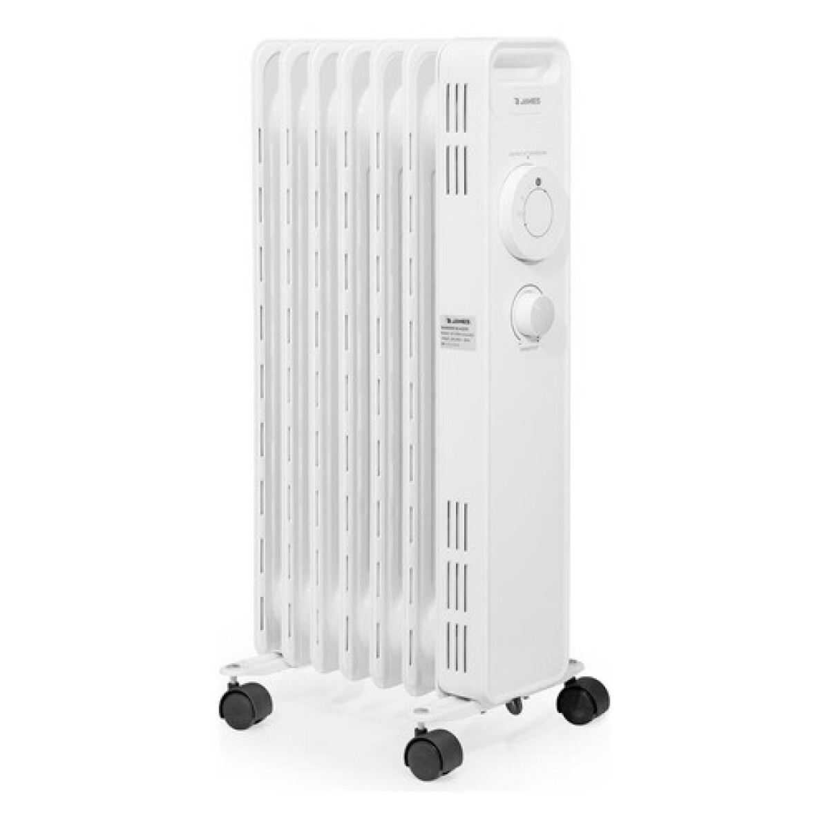 Radiador De Aceite James 1500W 7 Elementos - Blanco 