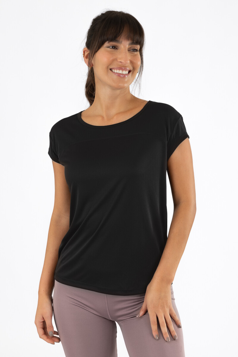 T-shirt piuma - Negro 