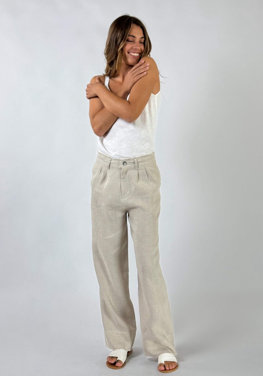 PANTALON MANHATTAN - BEIGE 