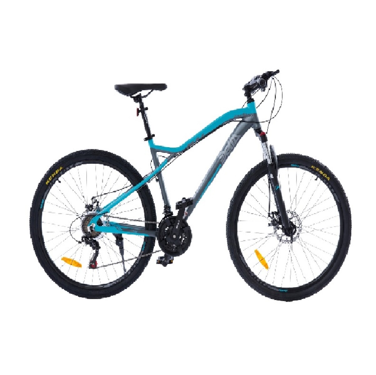 Bicicleta Zanella Delta XE2.10 S Rodado 27.5" - TURQUESA-GRIS 