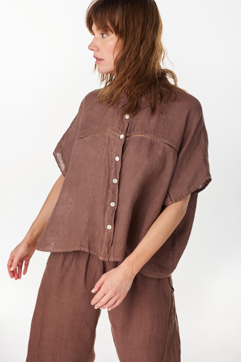 Camisa Helios Chocolate
