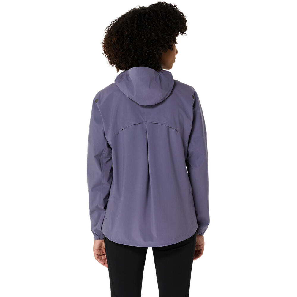 Casaca Running Metarun Waterproof Mujer Greyish Purple