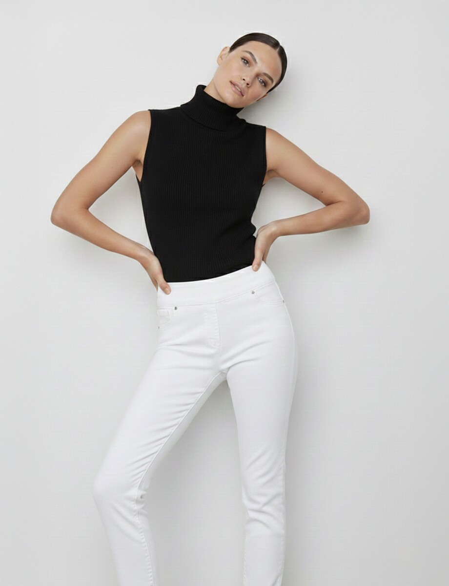 Jegging Pretina Ancha - Blanco 