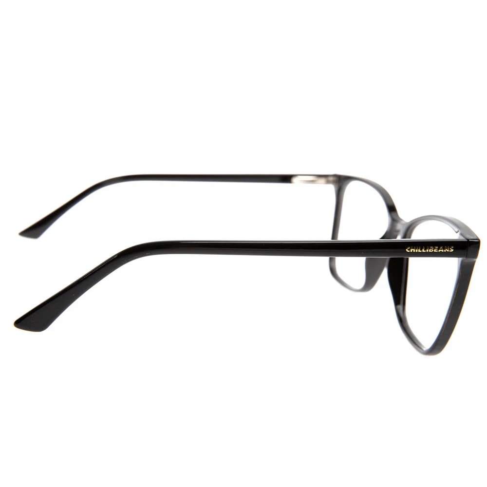 Lentes De Sol Otica Cuadrado - Mujer Negro/Negro