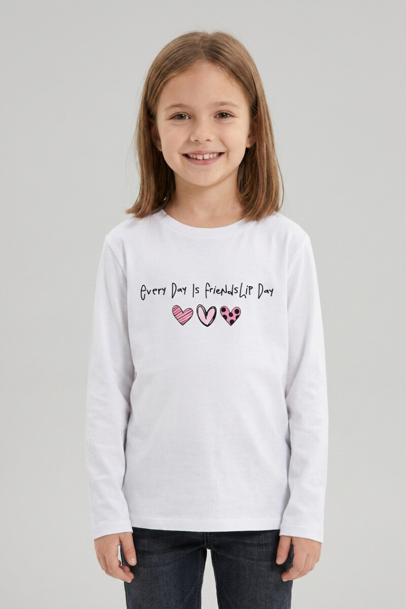 Camiseta manga larga BLANCO