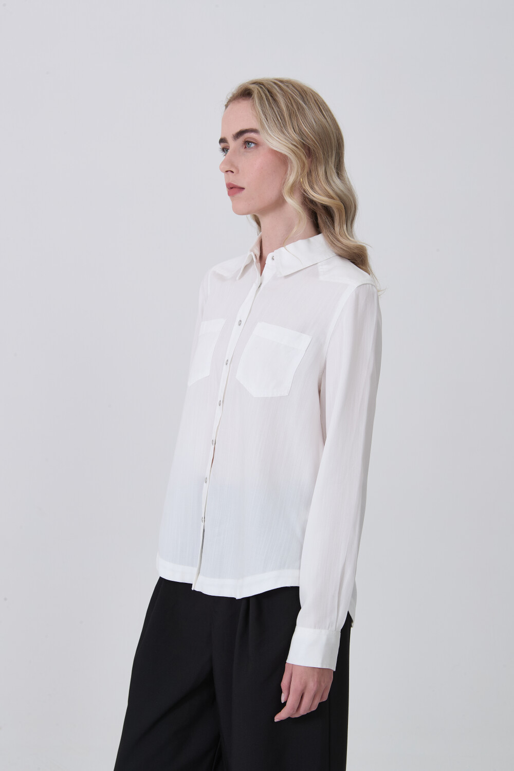 Camisa Neter Marfil / Off White