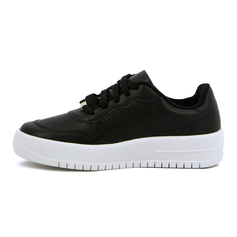Championes Vizzano Mujer Casual Negro-blanco