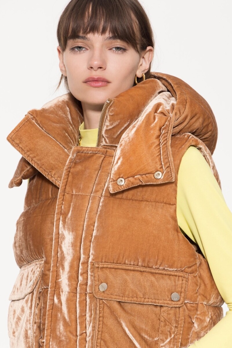 CHALECO NAOMI Camel