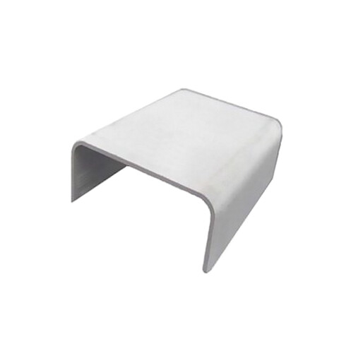 Unión recta blanca p/ducto 18x21mm ZO0317