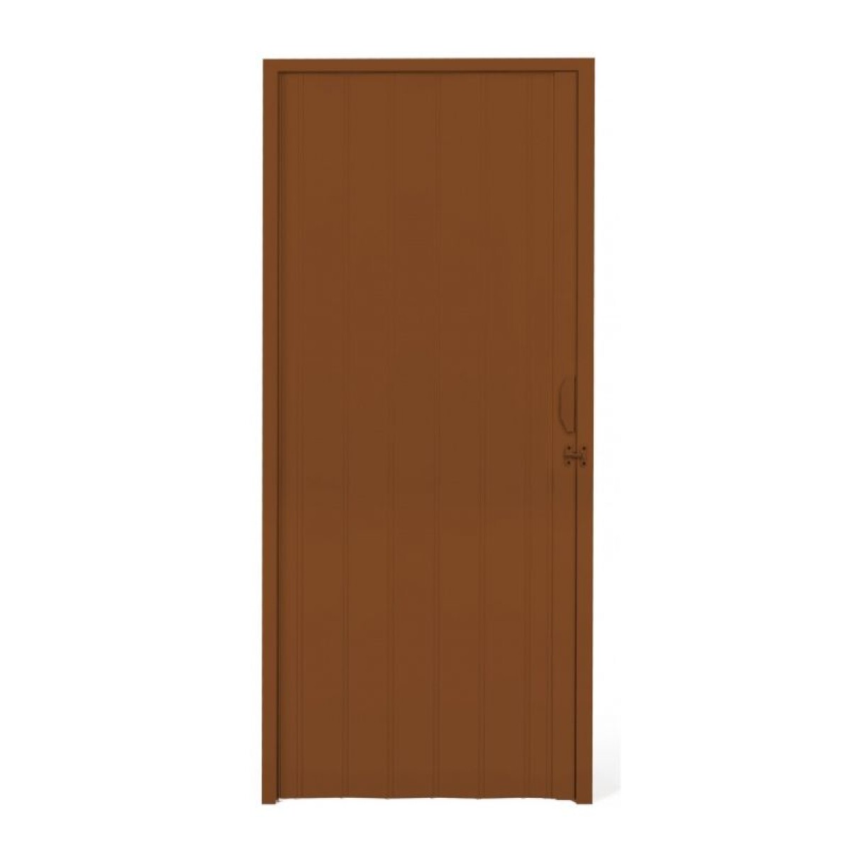 PUERTA PLEGABLE PVC 90 X 2.10 - CAOBA 