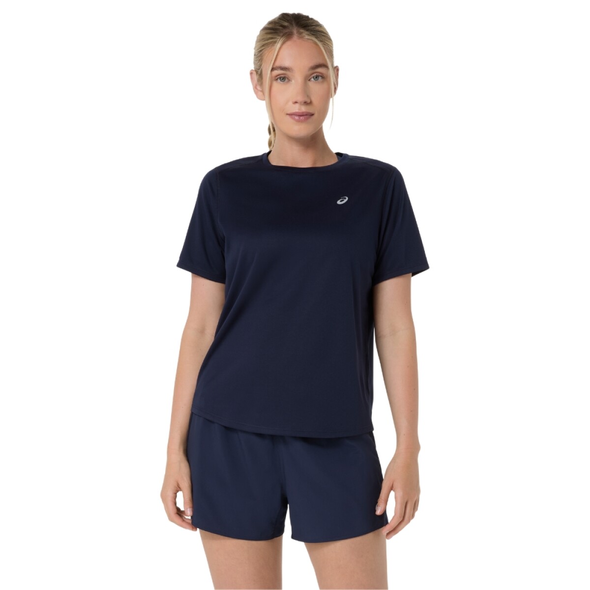 Polo Running Asics Silver SS Top Mujer - Midnight 