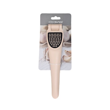 Pinza Manual Prensa Picador de Ajo en Acero Inoxidable Salmón
